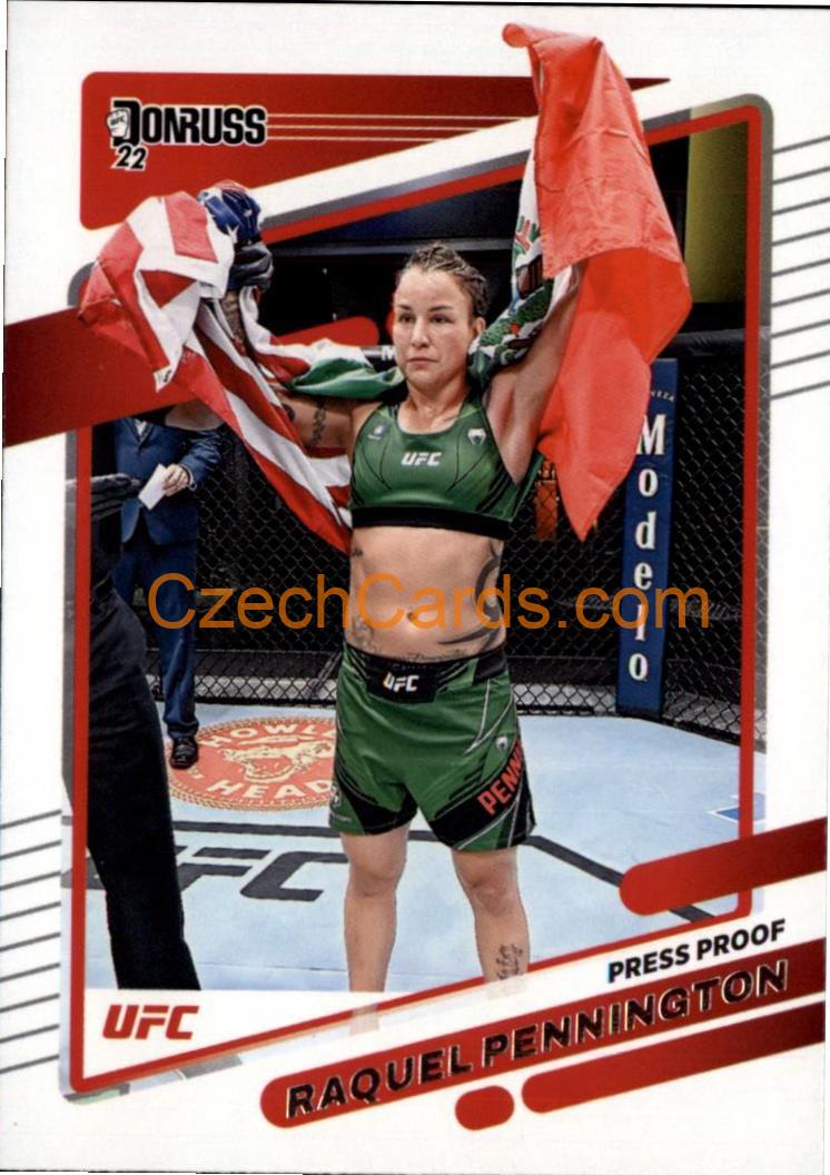 Raquel Pennington 2022 Donruss UFC Press Proof #174