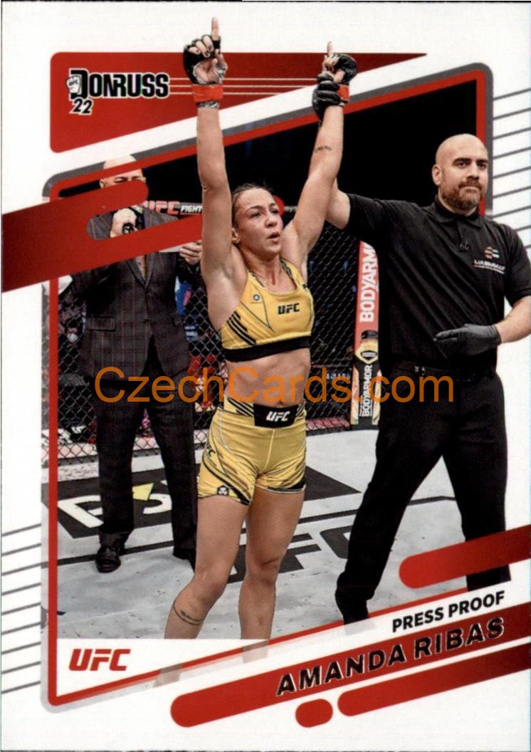 Amanda Ribas 2022 Donruss UFC Press Proof #163