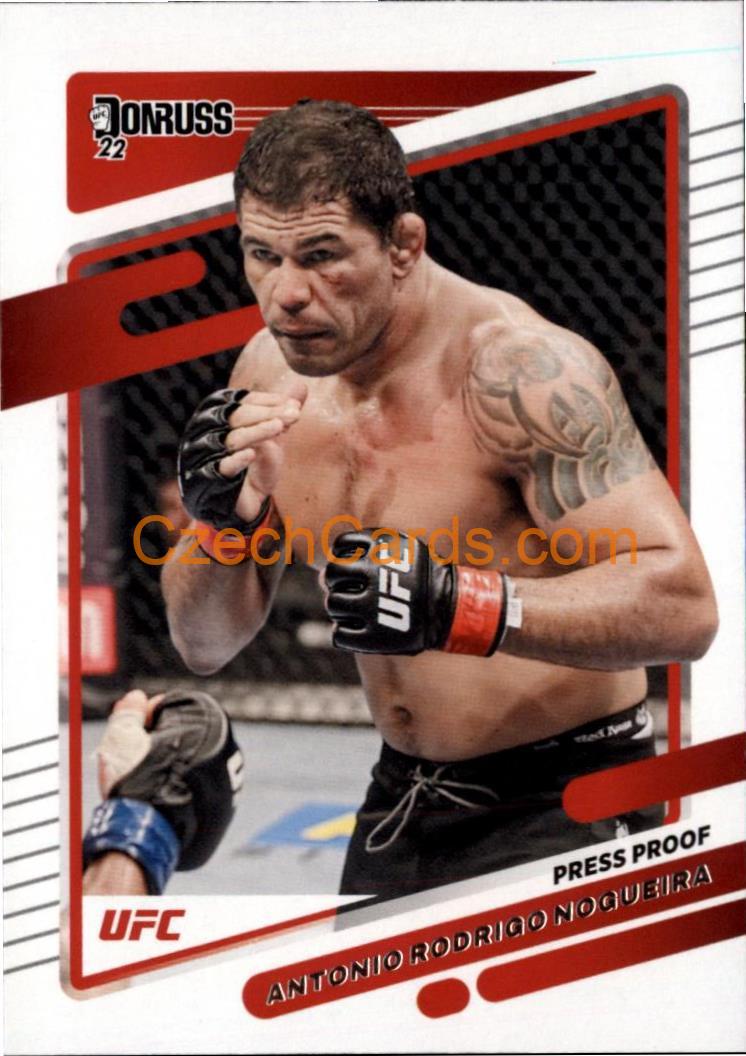 Antonio Rodrigo Nogueira 2022 Donruss UFC Press Proof #135