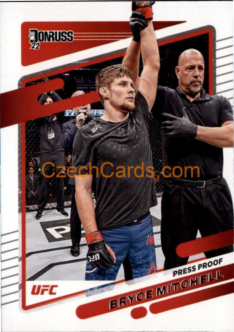 Bryce Mitchell 2022 Donruss UFC Press Proof #131