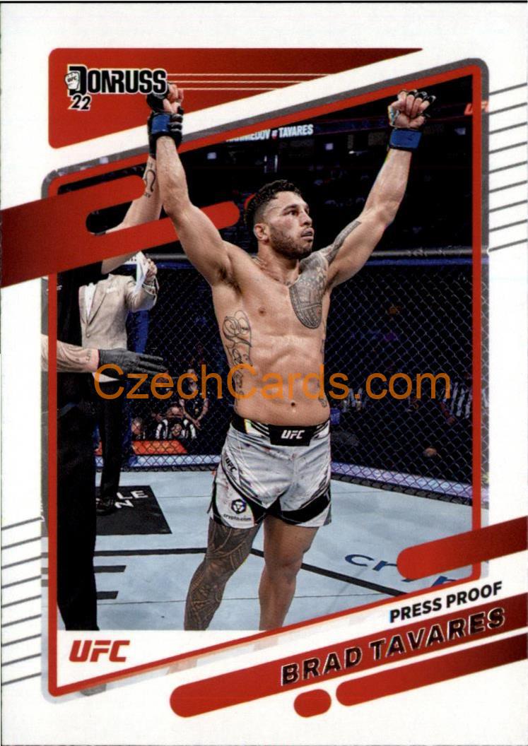 Brad Tavares 2022 Donruss UFC Press Proof #117