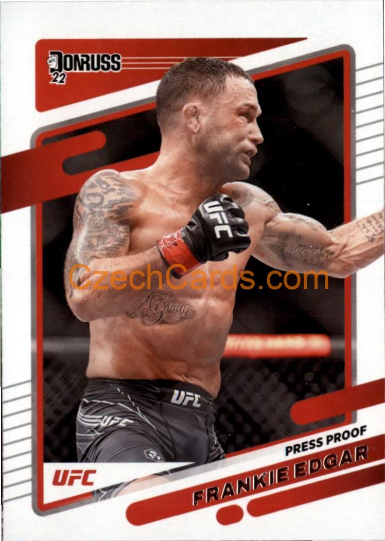 Frankie Edgar 2022 Donruss UFC Press Proof #49