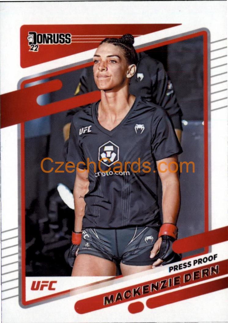 Mackenzie Dern 2022 Donruss UFC Press Proof #34