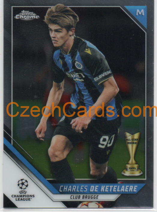 Charles De Ketelaere 2021/22 Topps Chrome UCL #14