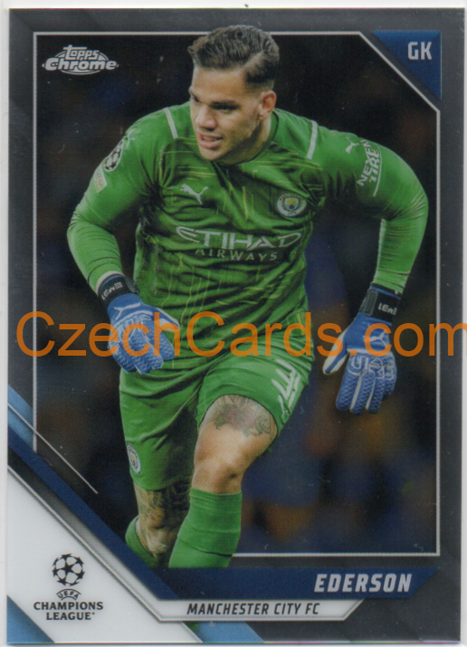 Ederson 2021/22 Topps Chrome UCL #76