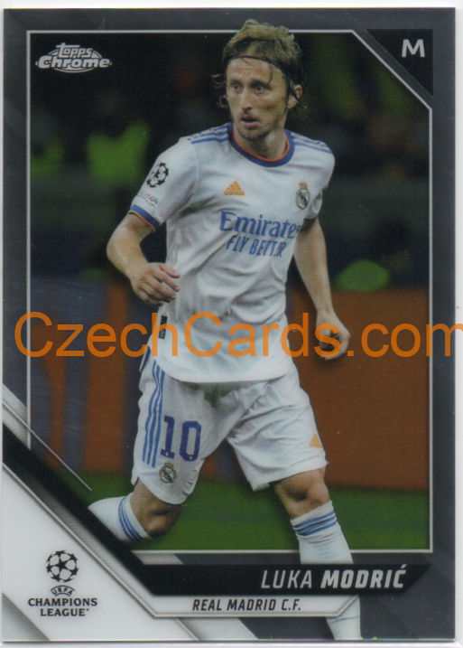 Luka Modric 2021/22 Topps Chrome UCL #85