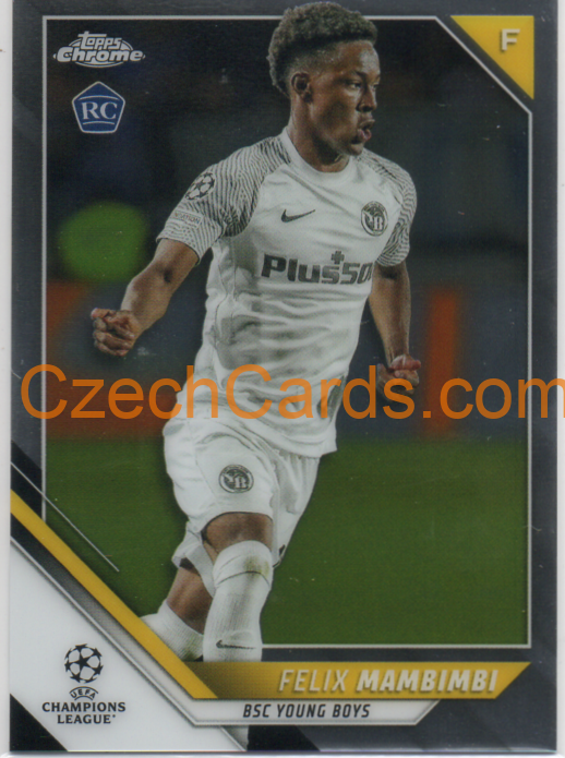 Felix Mambimbi 2021/22 Topps Chrome UCL RC #104