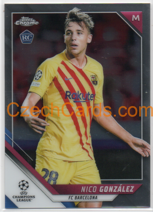 Nico Gonzalez 2021/22 Topps Chrome UCL RC #107