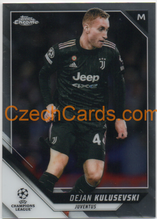Dejan Kulusevski 2021/22 Topps Chrome UCL #109