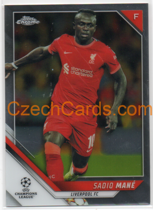 Sadio Mane 2021/22 Topps Chrome UCL #110