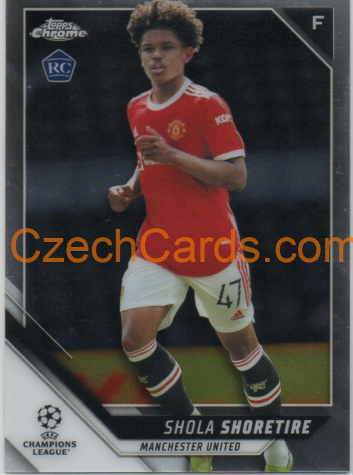 Shola Shoretire 2021/22 Topps Chrome UCL RC #138