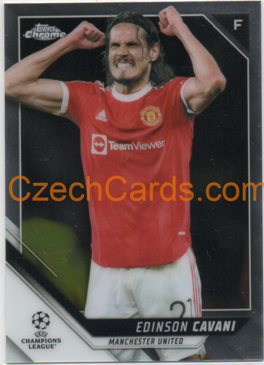 Edinson Cavani 2021/22 Topps Chrome UCL #139