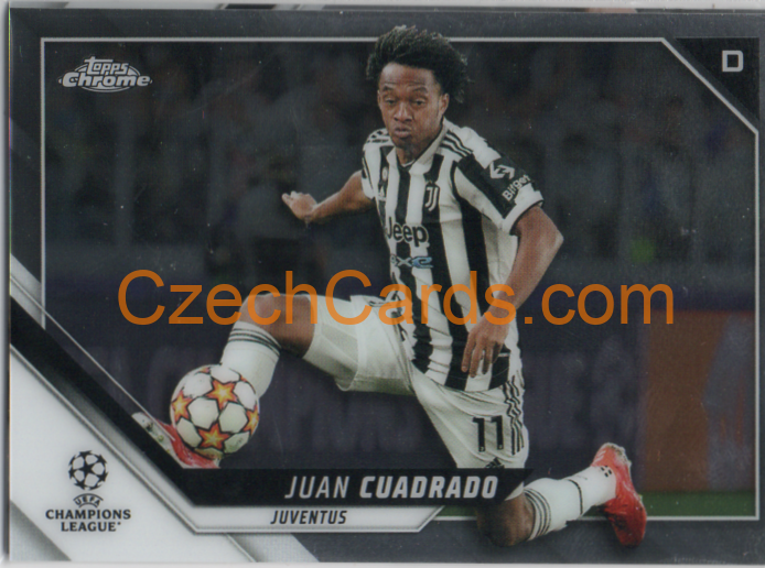 Juan Cuadrado 2021/22 Topps Chrome UCL #142