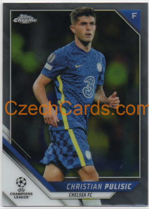 Christian Pulisic 2021/22 Topps Chrome UCL #150