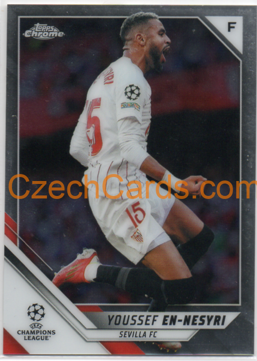 Youssef En-Nesyri 2021/22 Topps Chrome UCL #153