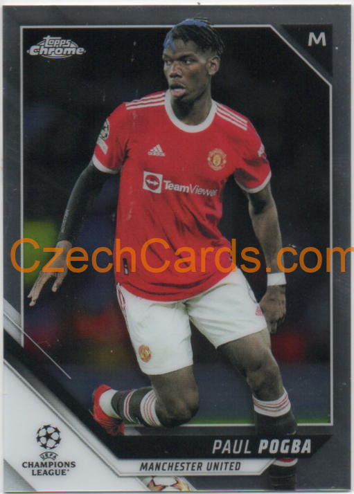 Paul Pogba 2021/22 Topps Chrome UCL #155