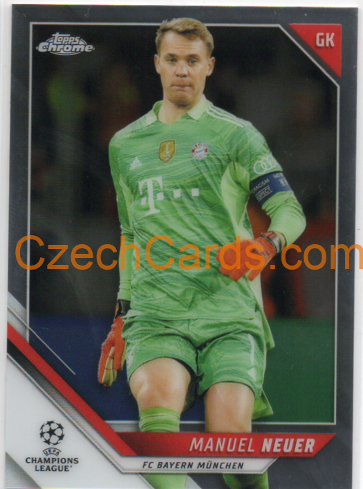 Manuel Neuer 2021/22 Topps Chrome UCL #159