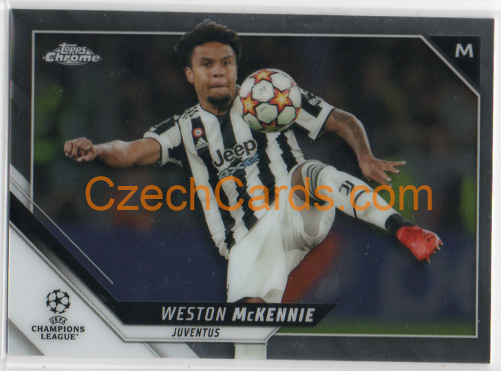 Weston McKennie 2021/22 Topps Chrome UCL #175