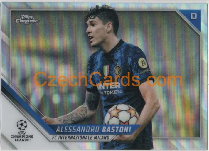 Alessandro Bastoni 2021/22 Topps Chrome UCL Refractor #167