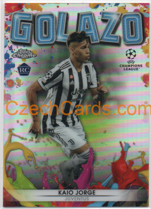 Kaio Jorge 2021/22 Topps Chrome UCL RC Golazo #G-6