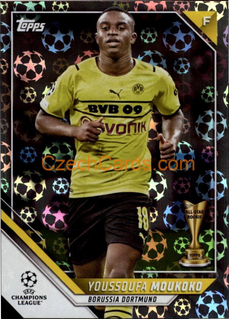 Youssoufa Moukoko 2021/22 Topps UCL Starball  RC #129