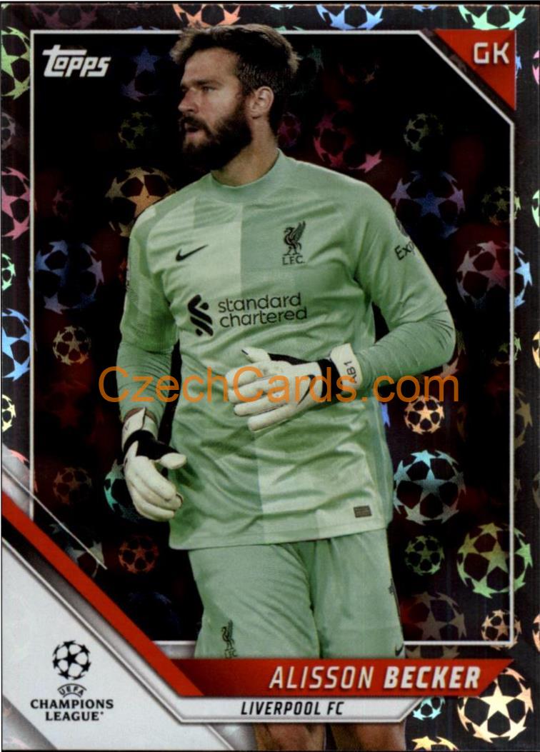 Alisson Becker 2021/22 Topps UCL Starball #180