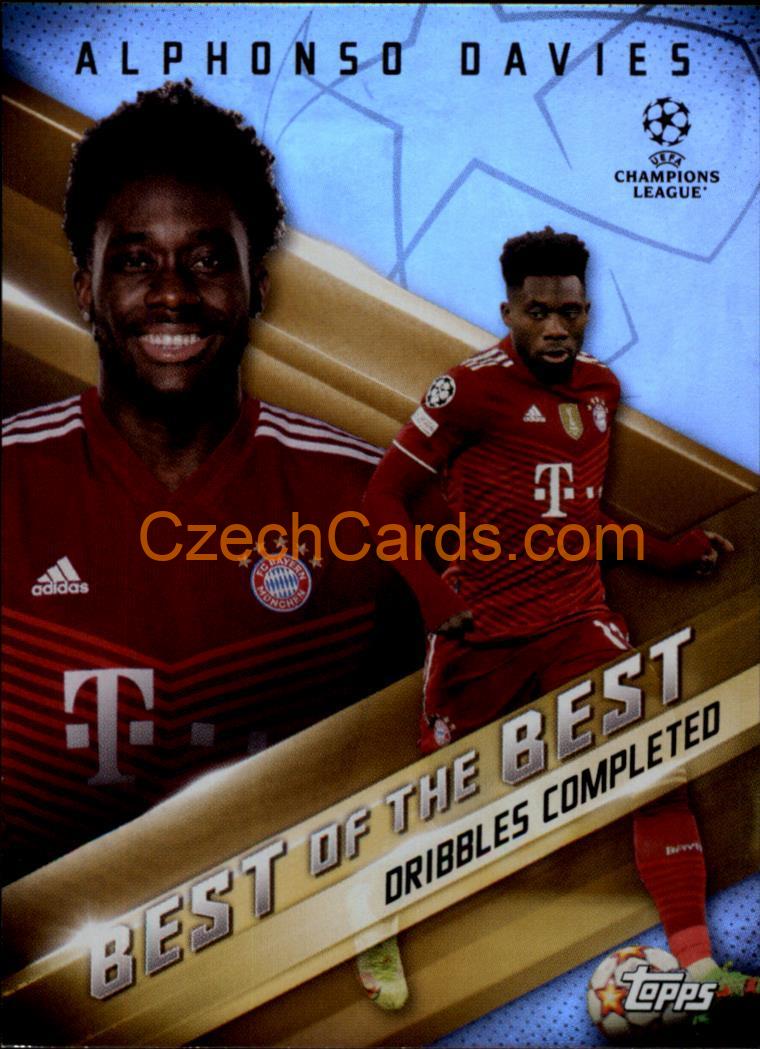Alphonso Davies 2021/22 Topps UCL Best of the Best #BB-08