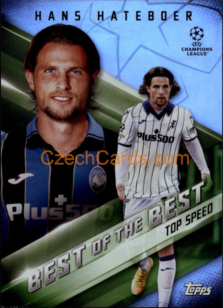 Hans Hateboer 2021/22 Topps UCL Best of the Best #BB-10