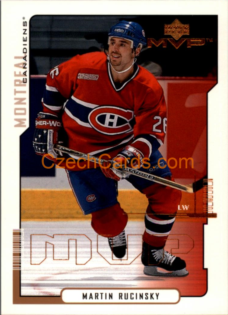 Martin Rucinsky 2000/01 UD MVP #93