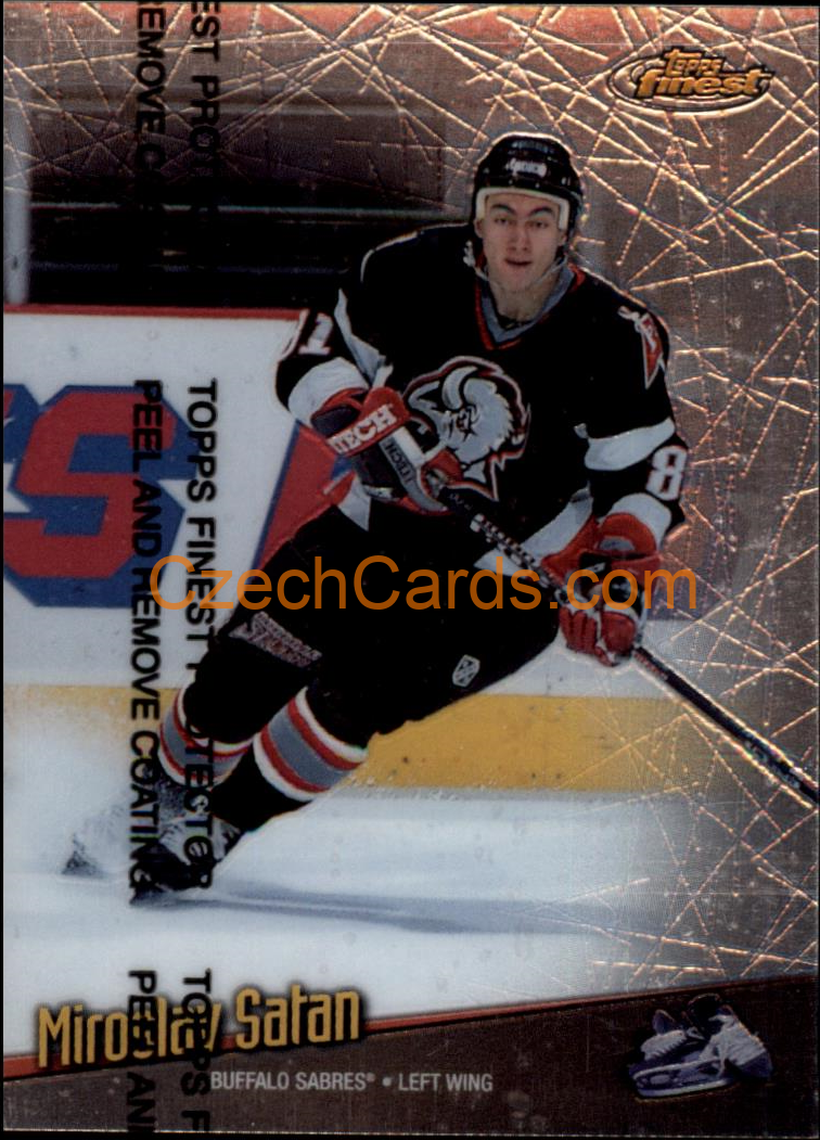 Miroslav Satan 1998/99 Topps Finest #65