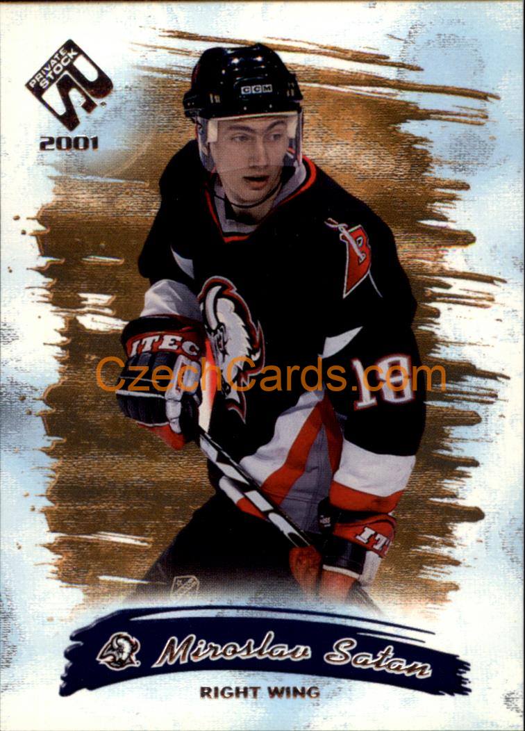 Miroslav Satan 2000/01 Pacific Private Stock #13