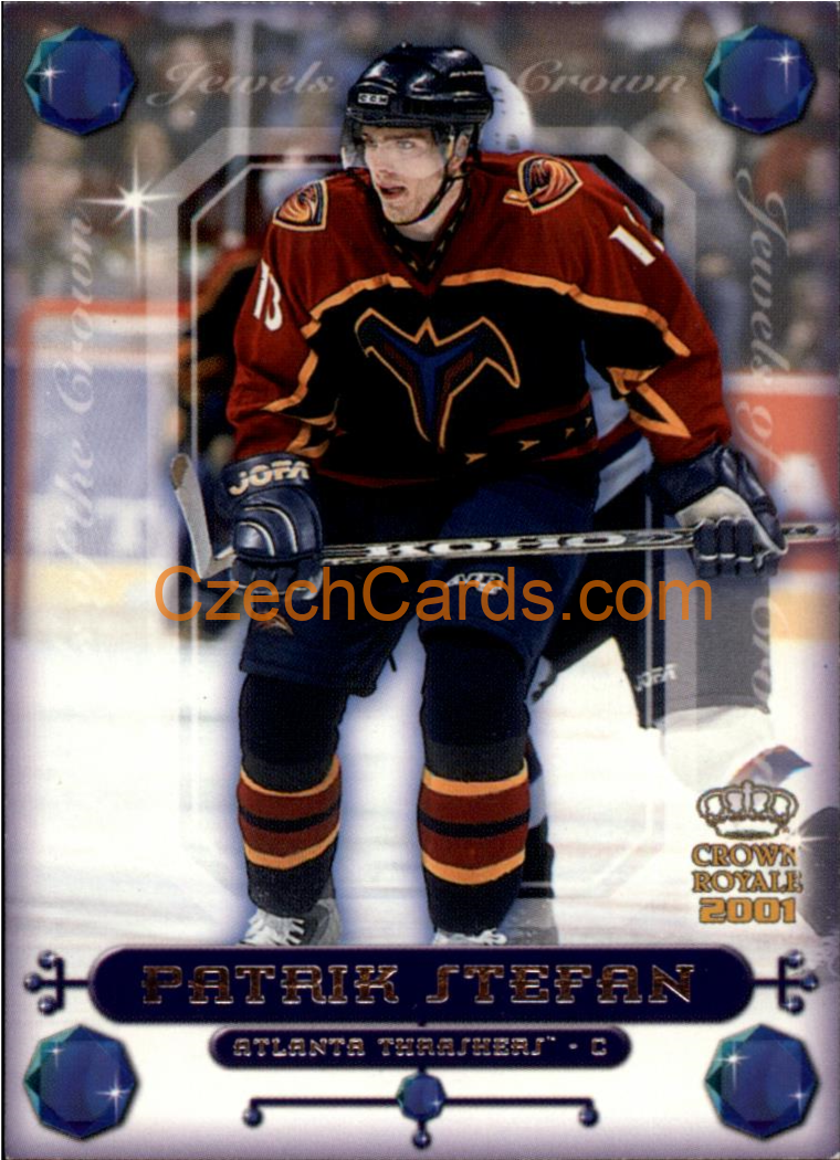 Patrik Stefan 2000/01 Crown Royale Jewels of The Crown #3