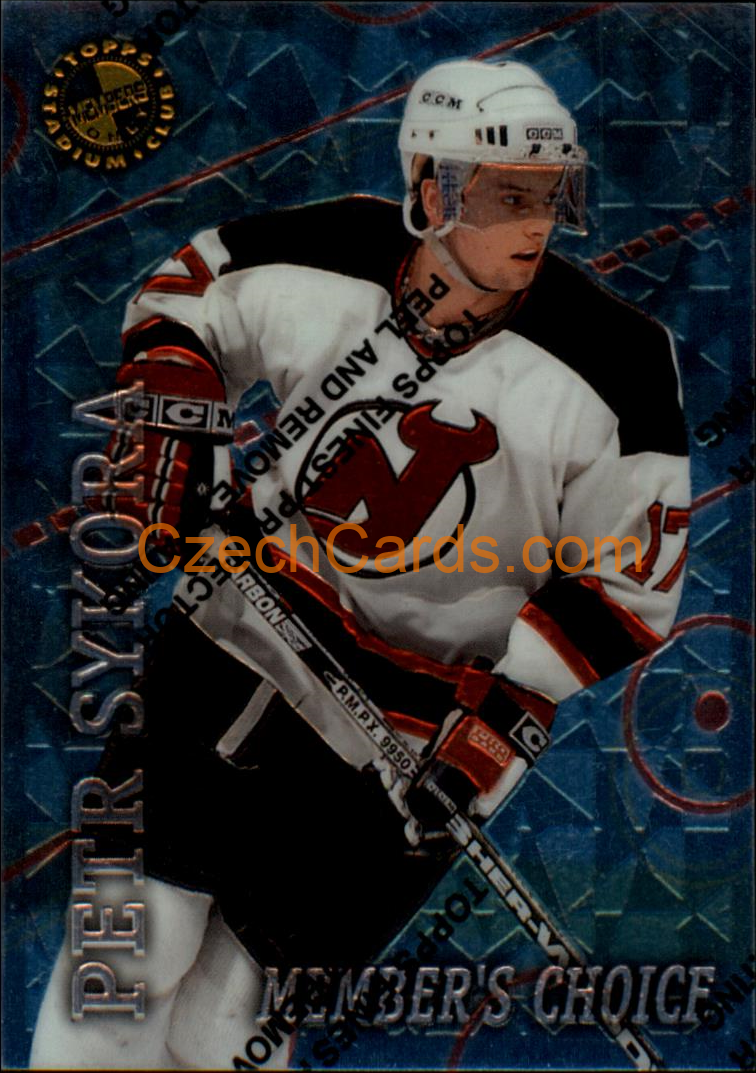 Petr Sykora 1996/97 Topps Stadium Club Members Choice #49