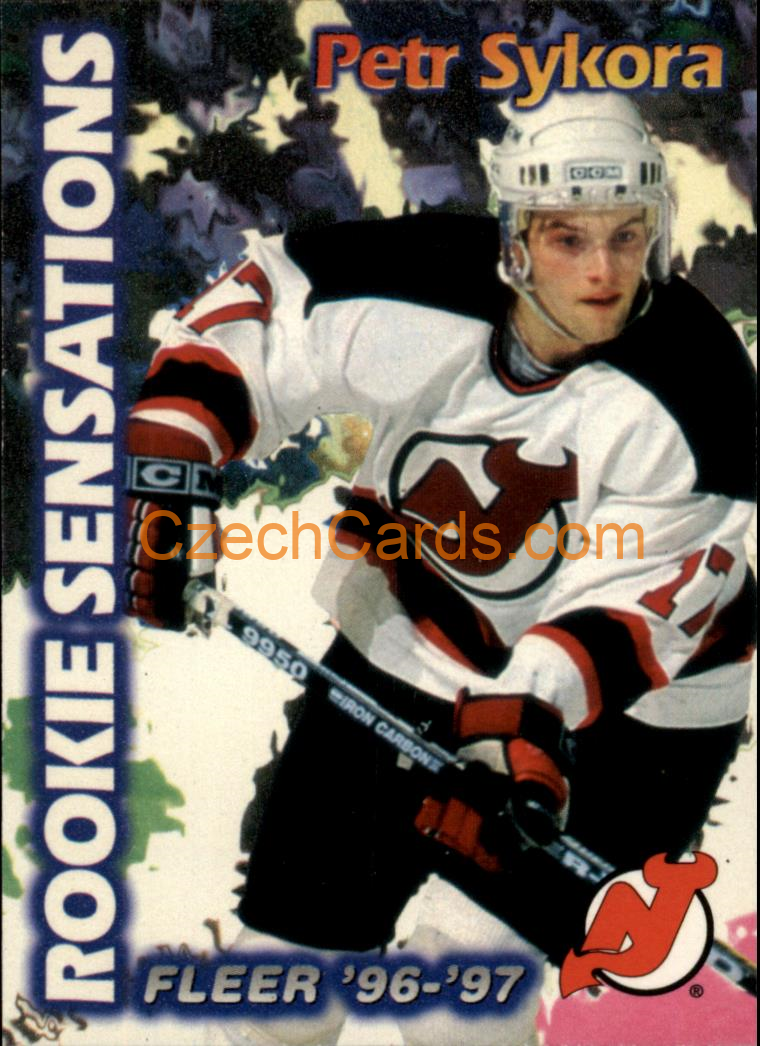 Petr Sykora 1996/97 Fleer Rookie Sensations #9