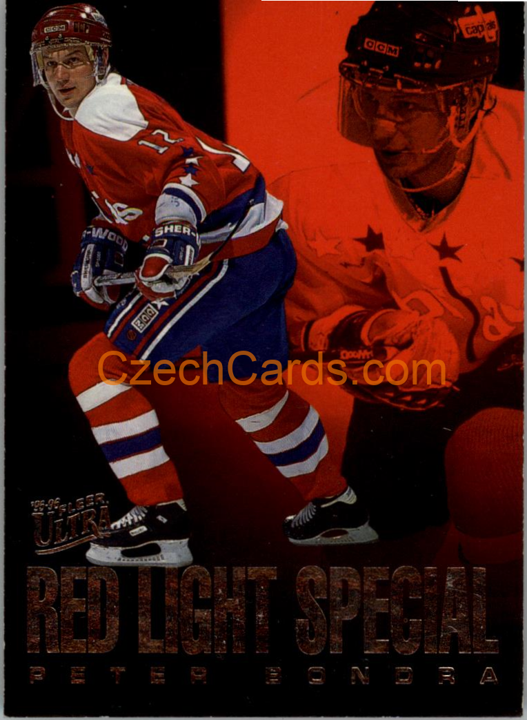Peter Bondra 1995/96 Fleer Ultra Red Light Special #1
