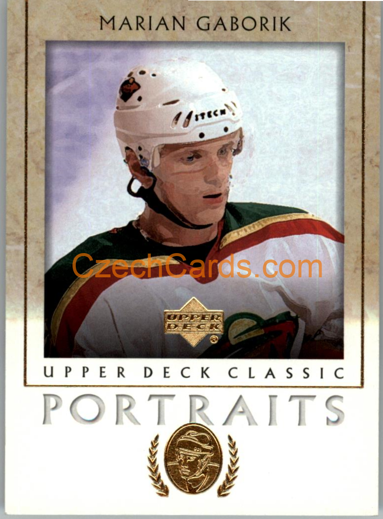 Marian Gaborik 2002/03 UD Classic Portrait #50