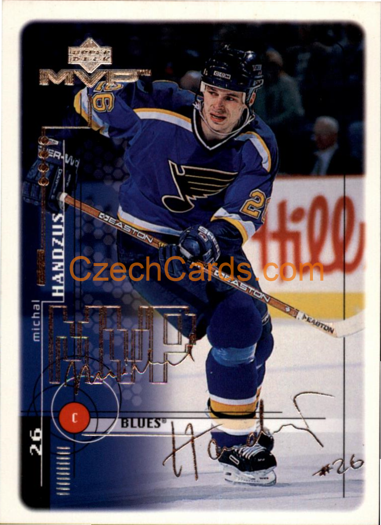 Michal Handzus 1998/99 UD MVP Silver Script #182