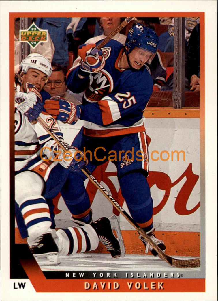 David Volek 1993/94 Upper Deck #370