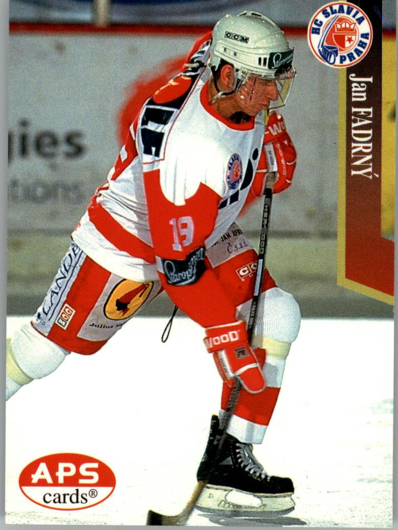 Jan Fadrný APS 97/98 hokejová karta #168