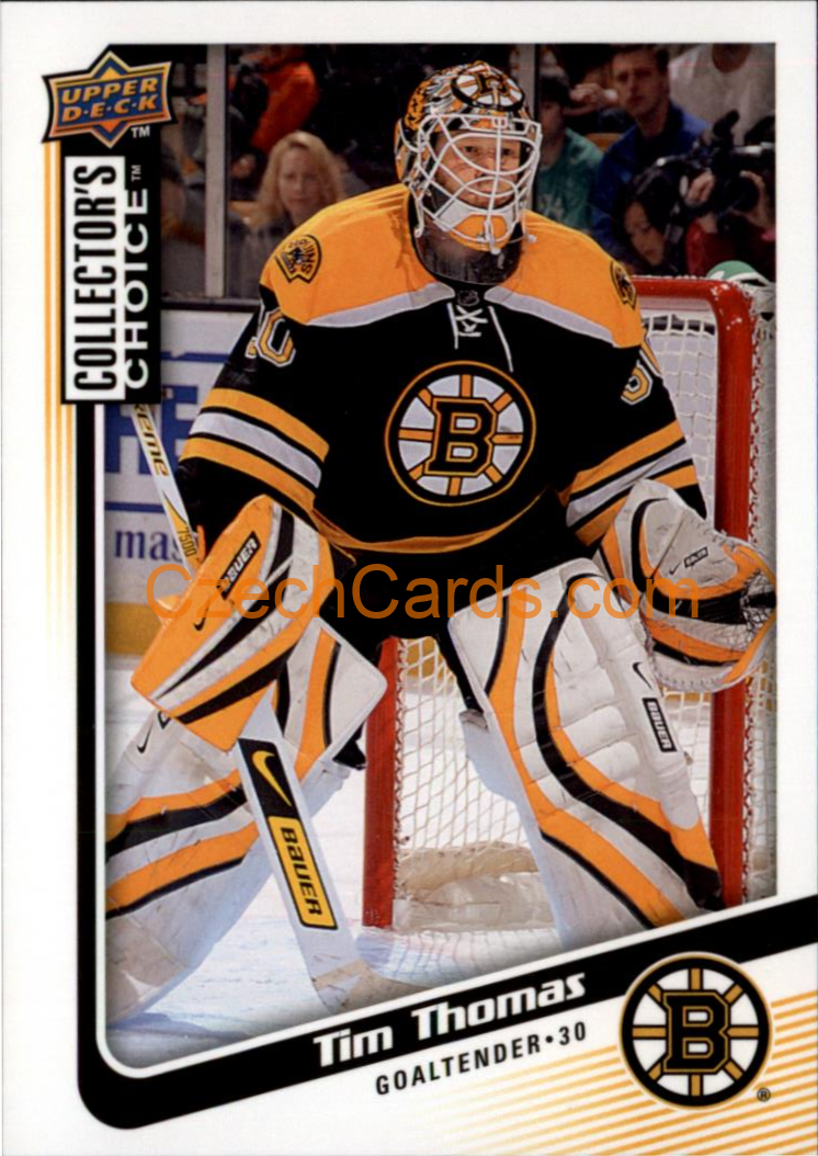 Tim Thomas 2009/10 UD Collectors Choice #159