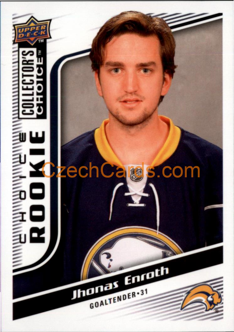 Jhonas Enroth 2009/10 UD Collectors Choice RC #237