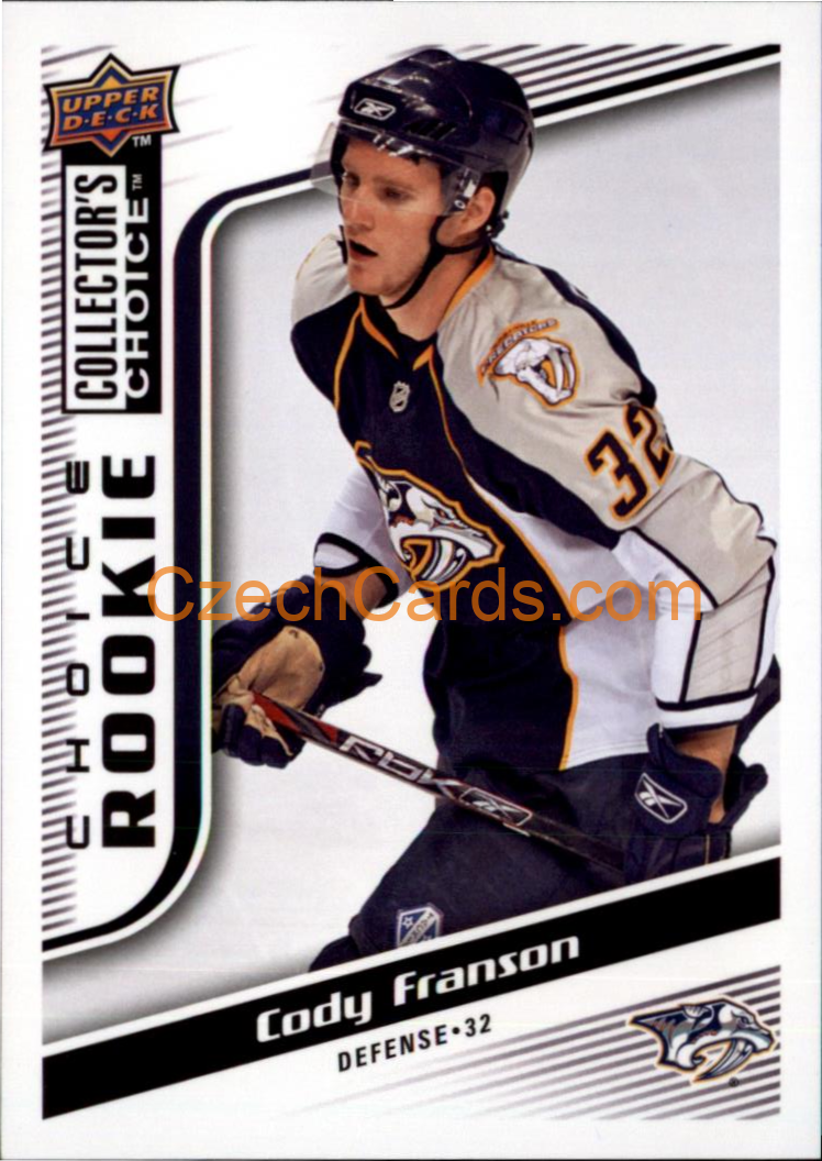 Cody Franson 2009/10 UD Collectors Choice RC #269