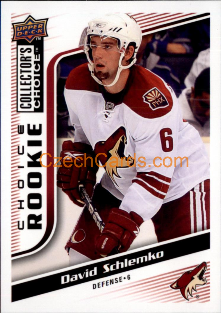 David Schlemka 2009/10 UD Collectors Choice RC #282