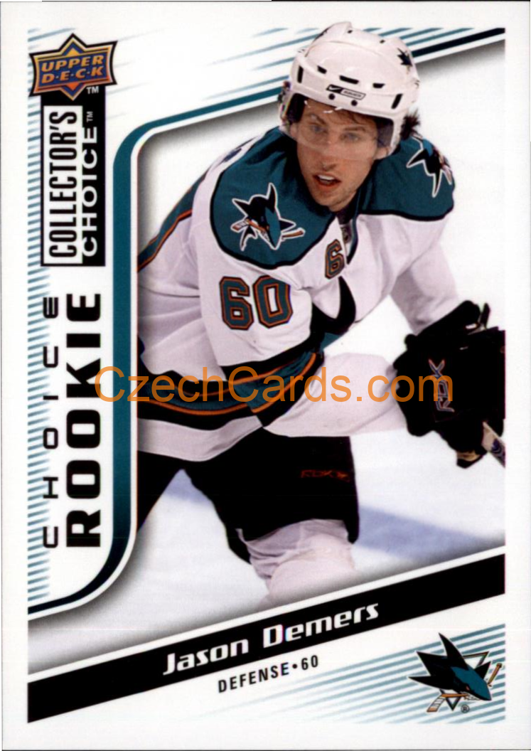 Jason Demers 2009/10 UD Collectors Choice RC #284