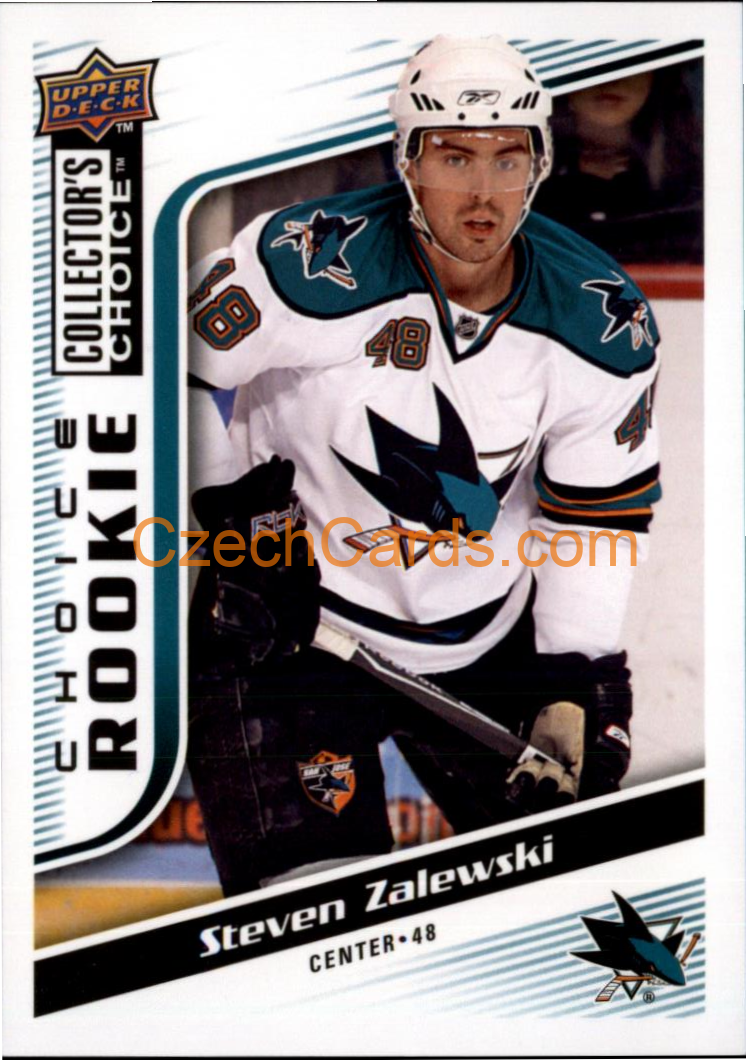 Stewen Zalewski 2009/10 UD Collectors Choice RC #287