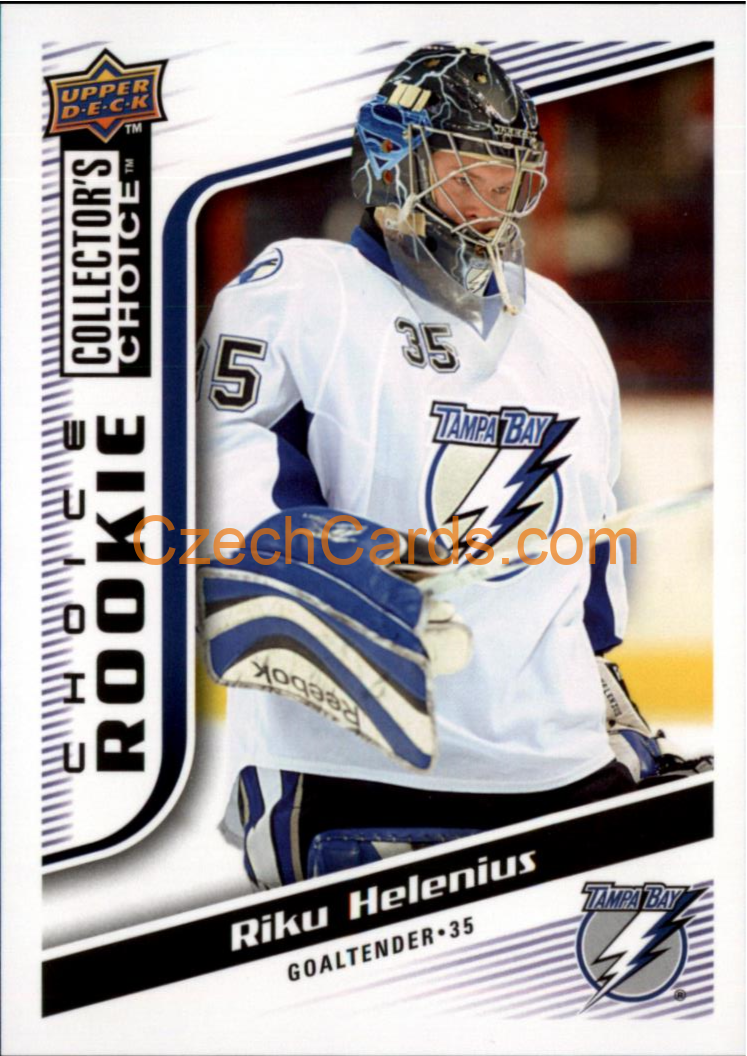Riku Helenius 2009/10 UD Collectors Choice RC #290
