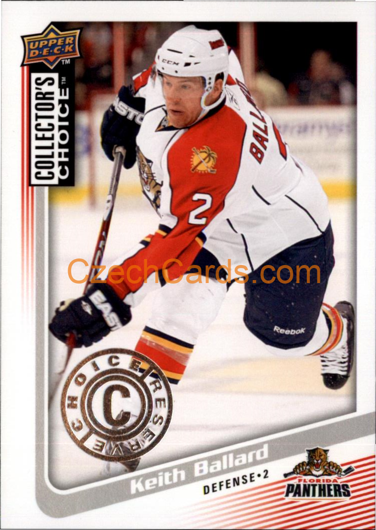 Keith Ballard 2009/10 UD Collectors Choice Reserve #87