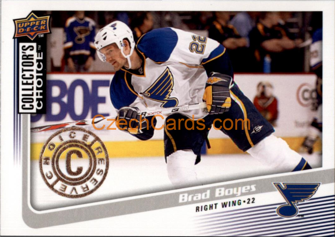 Brad Boyes 2009/10 UD Collectors Choice Reserve #106
