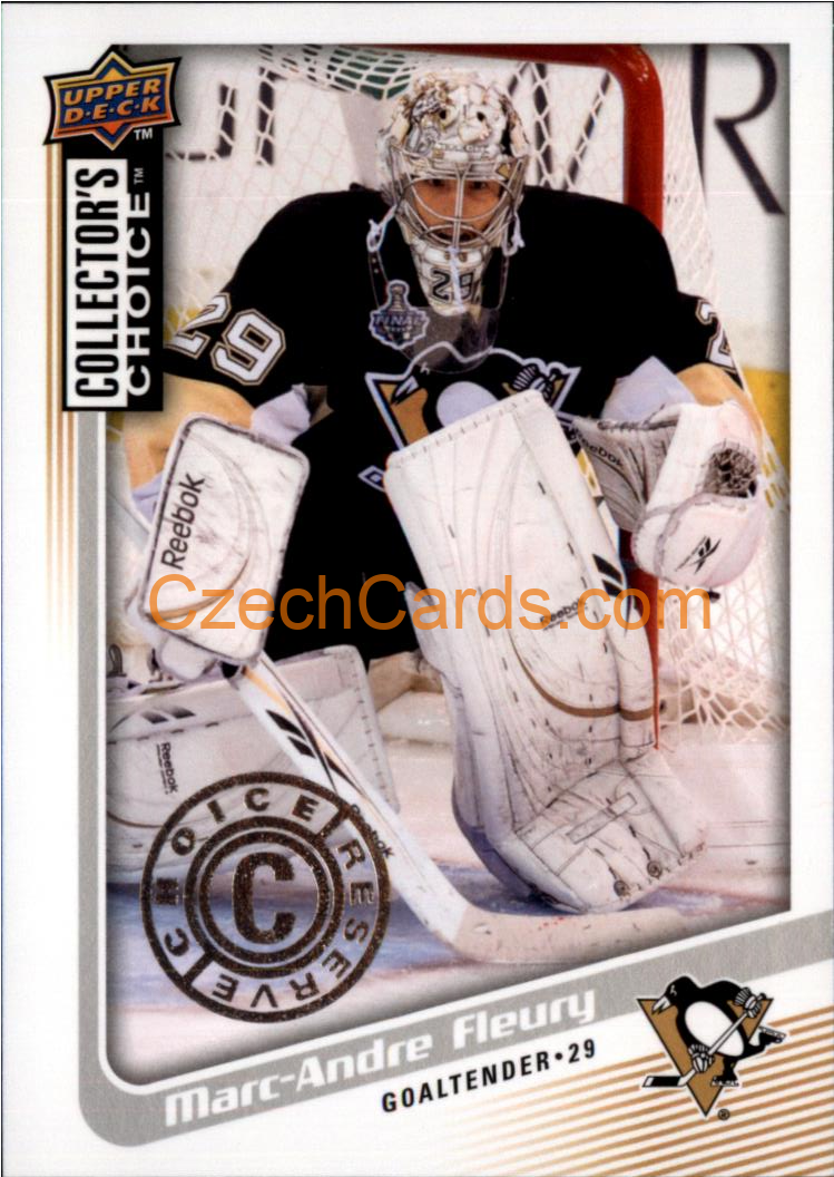 Marc-Andre Fleury 2009/10 UD Collectors Choice Reserve #189