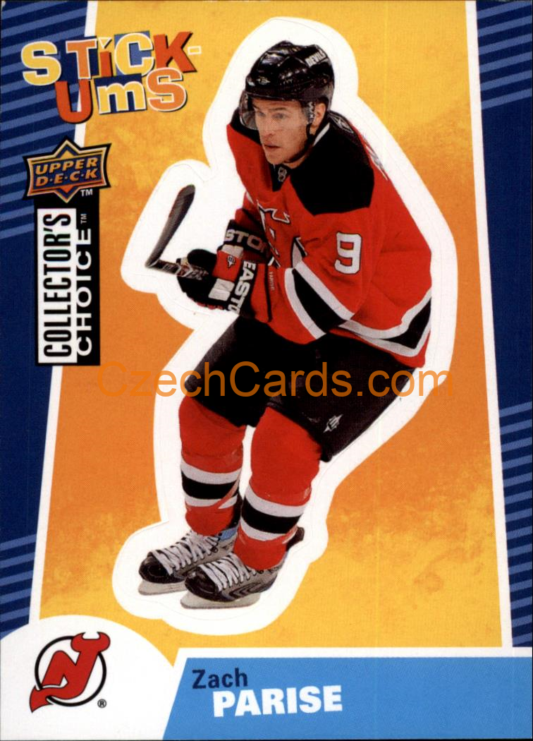 Zach Parise 2009/10 UD Collectors Choice Stick Ums #SU16